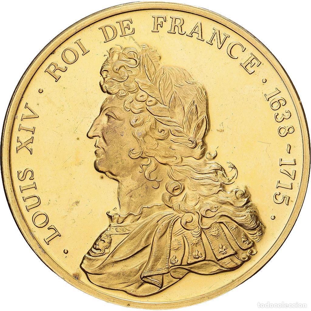 Medallas hist&oacute;ricas: [#1214372] Francia, zeton, Louis XIV, Ch&acirc;teau de Versailles, Aluminio y cupron&iacute;quel, EBC