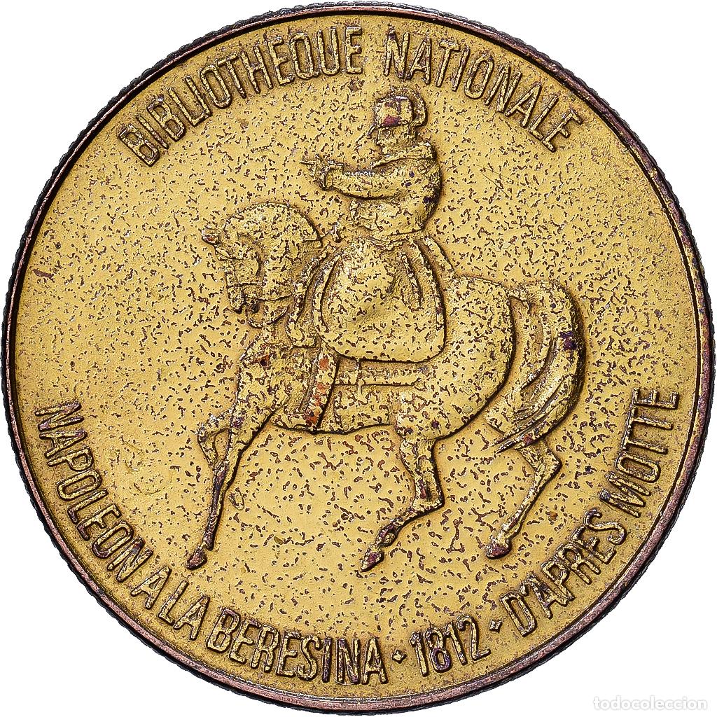 Medallas hist&oacute;ricas: [#1214395] Francia, zeton, Collection Total, Napol&eacute;on &agrave; la B&eacute;r&eacute;sina, Cobre - n&iacute;quel