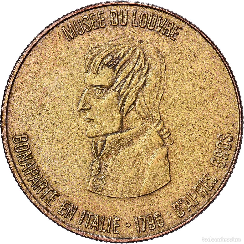 Medallas hist&oacute;ricas: [#1214396] Francia, zeton, Collection Total, Bonaparte en Italie, Cobre - n&iacute;quel dorado