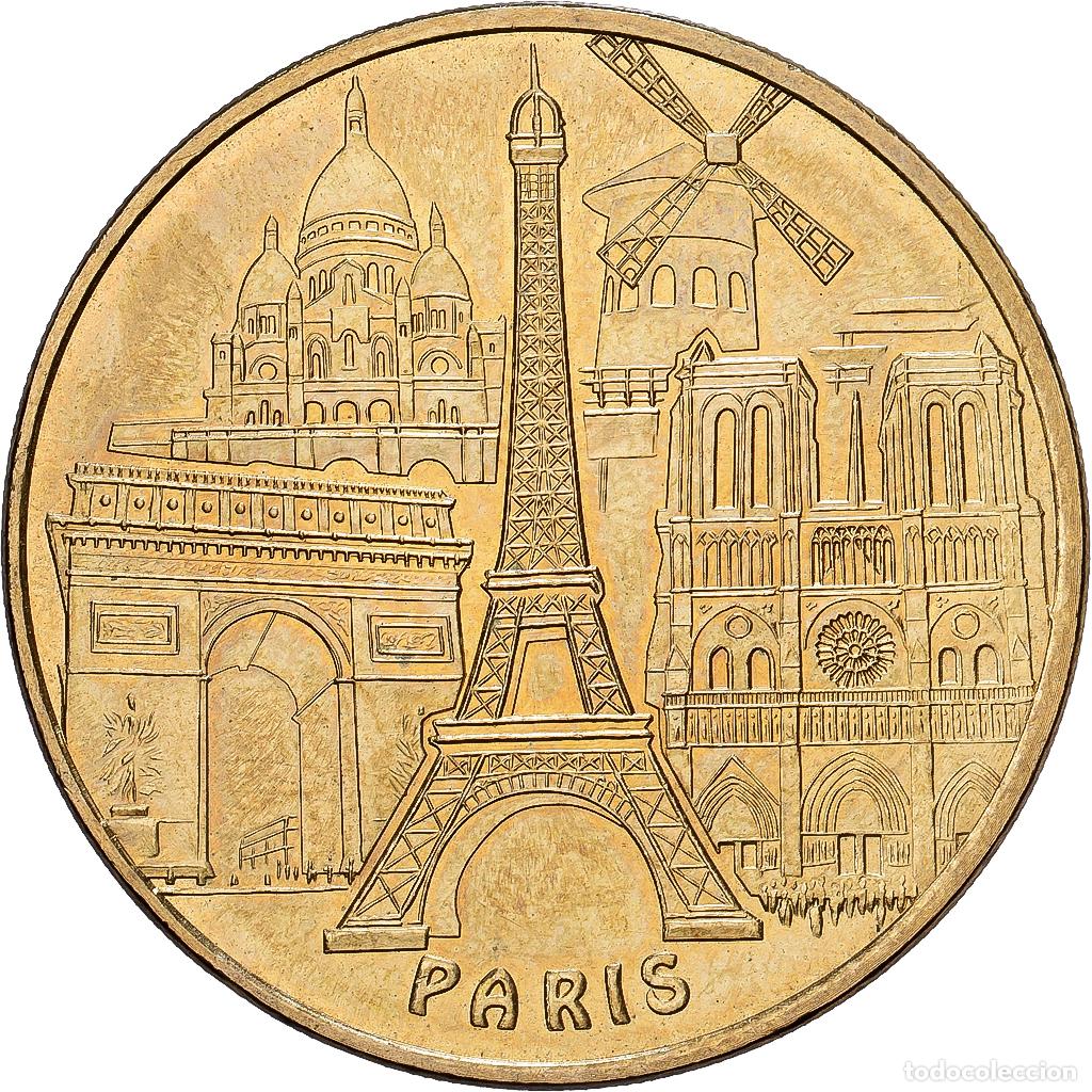 Medallas hist&oacute;ricas: [#1214378] Francia, zeton, Monuments de Paris, 2011, Aluminio y cupron&iacute;quel, MDP, EBC