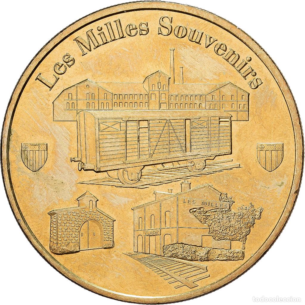 Medallas hist&oacute;ricas: [#1214379] Francia, zeton, Les Mille Souvenirs, 2011, Aluminio y cupron&iacute;quel, MDP, MBC+