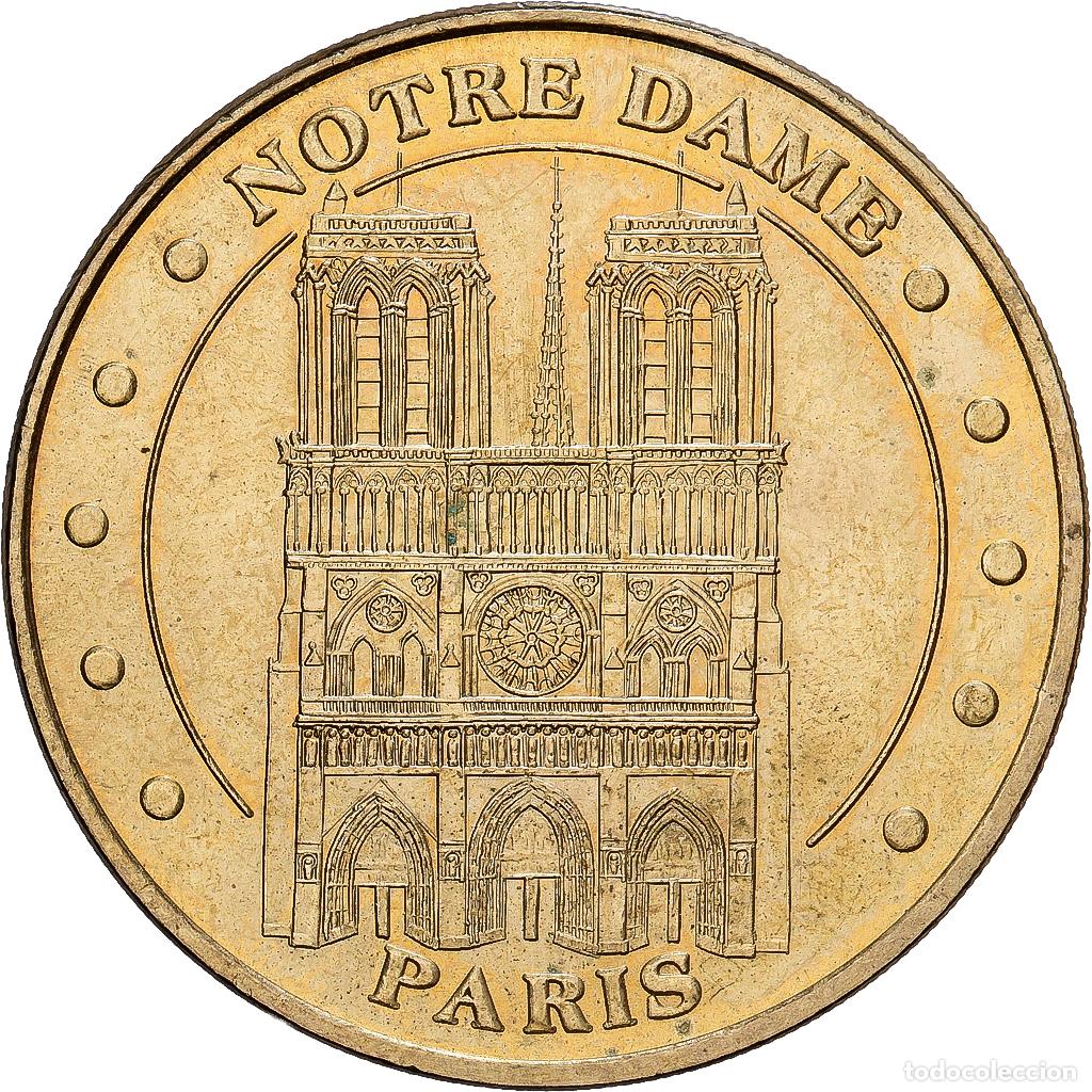 Medallas hist&oacute;ricas: [#1214375] Francia, zeton, Notre Dame de Paris., 2010, Aluminio y cupron&iacute;quel, MDP, EBC