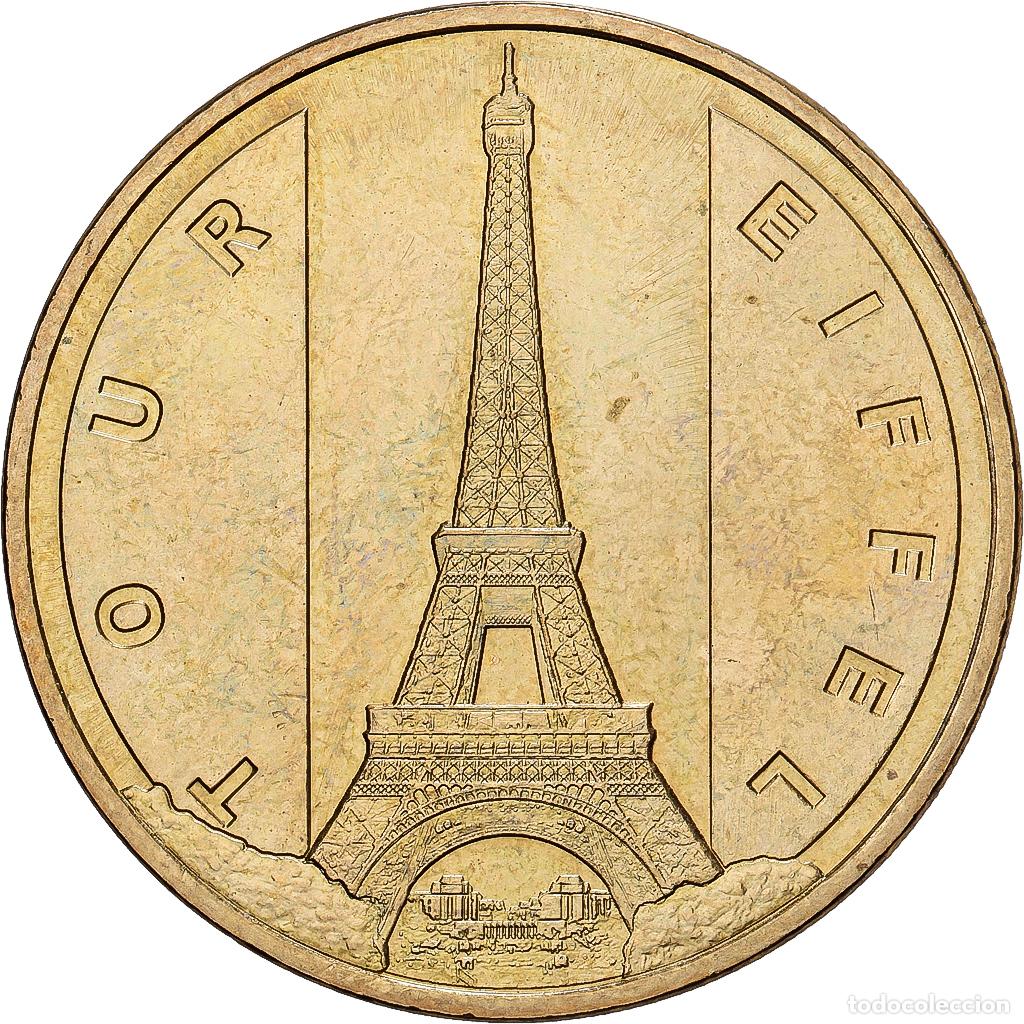 Medallas hist&oacute;ricas: [#1214377] Francia, zeton, Tour Eiffel, 2011, Aluminio y cupron&iacute;quel, MDP, EBC