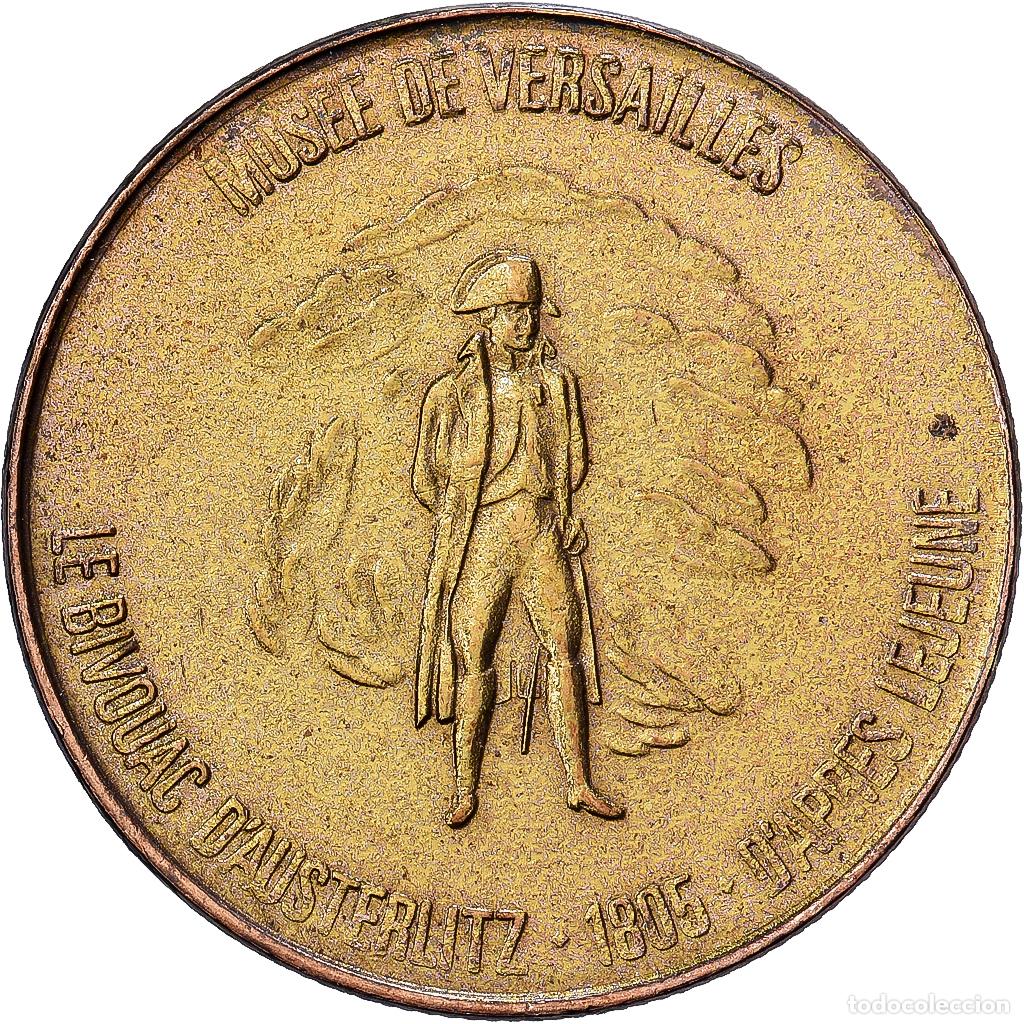 Medallas hist&oacute;ricas: [#1214398] Francia, zeton, Collection Total, Le Bivouac d'Austerlitz, Cobre - n&iacute;quel