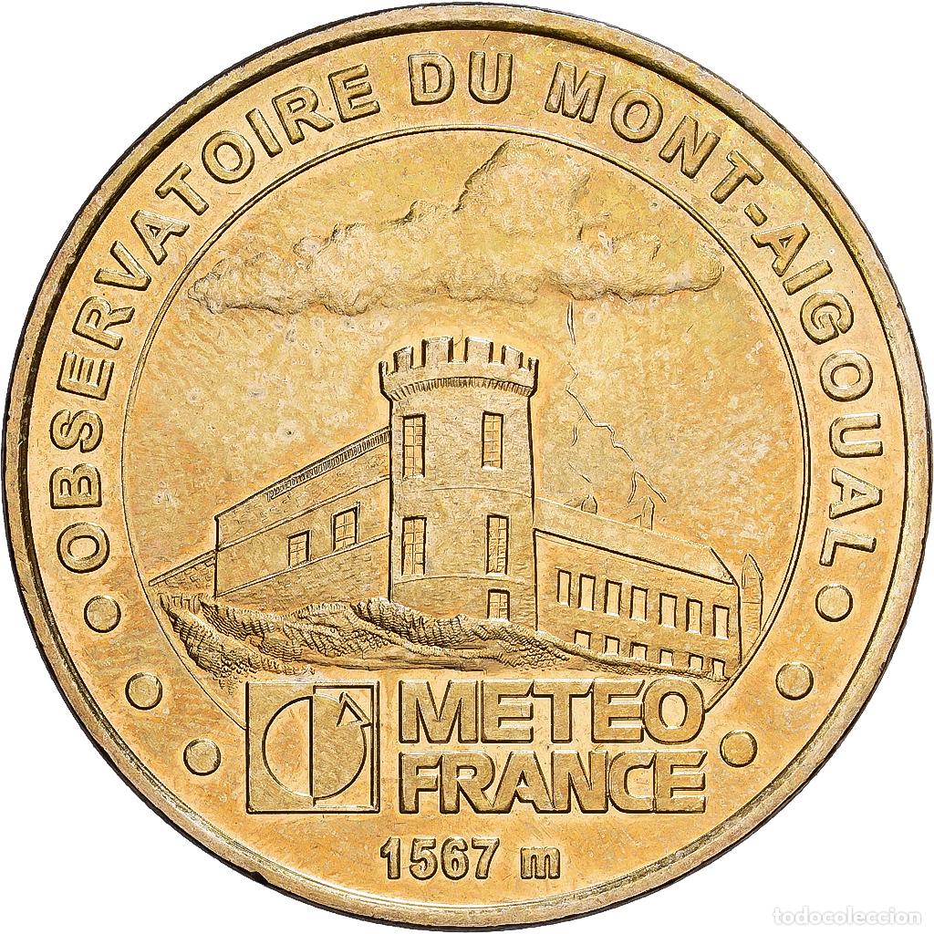 Medallas hist&oacute;ricas: [#1214417] Francia, zeton, Valleraugue - Observatoire du Mont Aigoual, 2007, Aluminio y