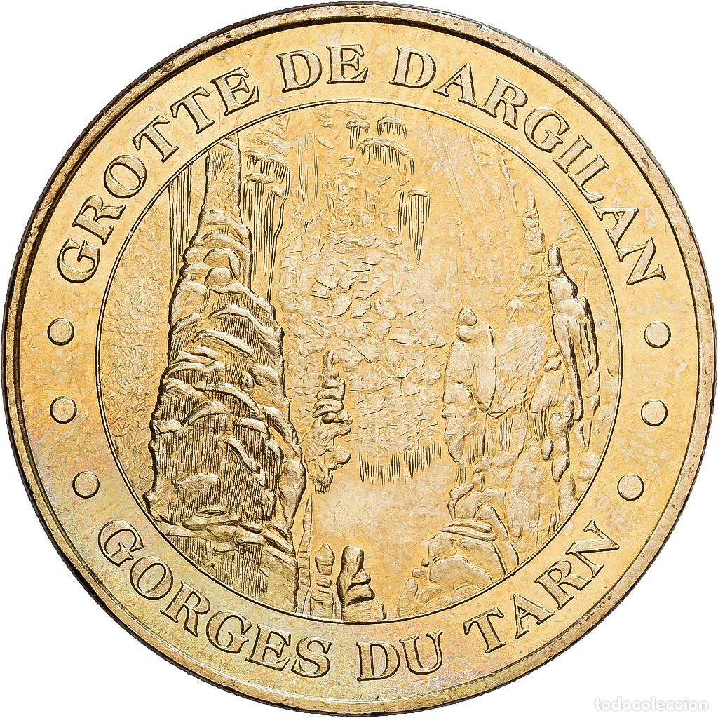 Medallas hist&oacute;ricas: [#1214430] Francia, zeton, 48/ Grotte de Dargilan, 2008, Aluminio y cupron&iacute;quel, MDP, EBC