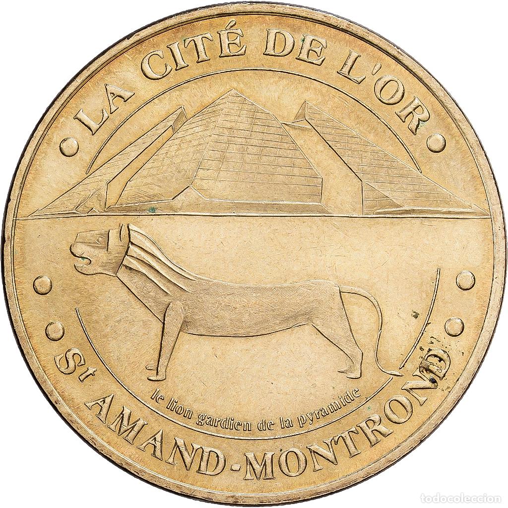 Medallas hist&oacute;ricas: [#1214425] Francia, zeton, Saint-Amand-Montrond - Cit&eacute; de l'Or n&deg;1, 2005, Aluminio y