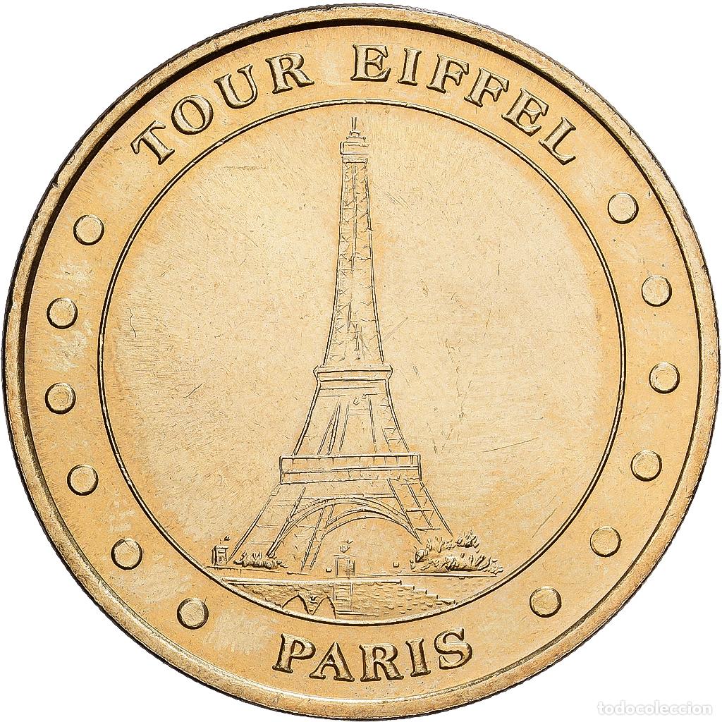 Medallas hist&oacute;ricas: [#1214426] Francia, zeton, Paris - La Tour Eiffel, 2005, Aluminio y cupron&iacute;quel, MDP, EBC