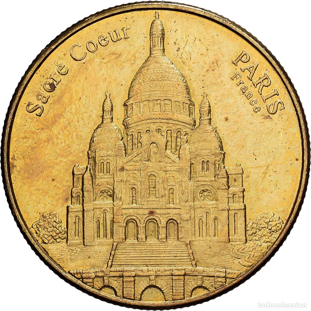 Medallas hist&oacute;ricas: [#1214450] Francia, zeton, Paris - Sacr&eacute; Coeur, Aluminio y cupron&iacute;quel, MBC+