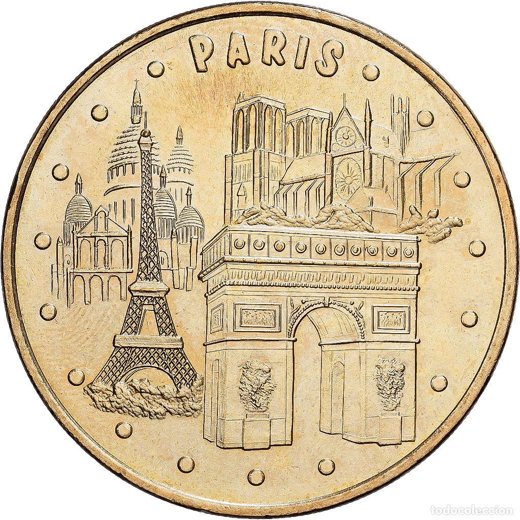 Medallas hist&oacute;ricas: [#1214424] Francia, zeton, Monuments de Paris, 2005, Aluminio y cupron&iacute;quel, MDP, EBC