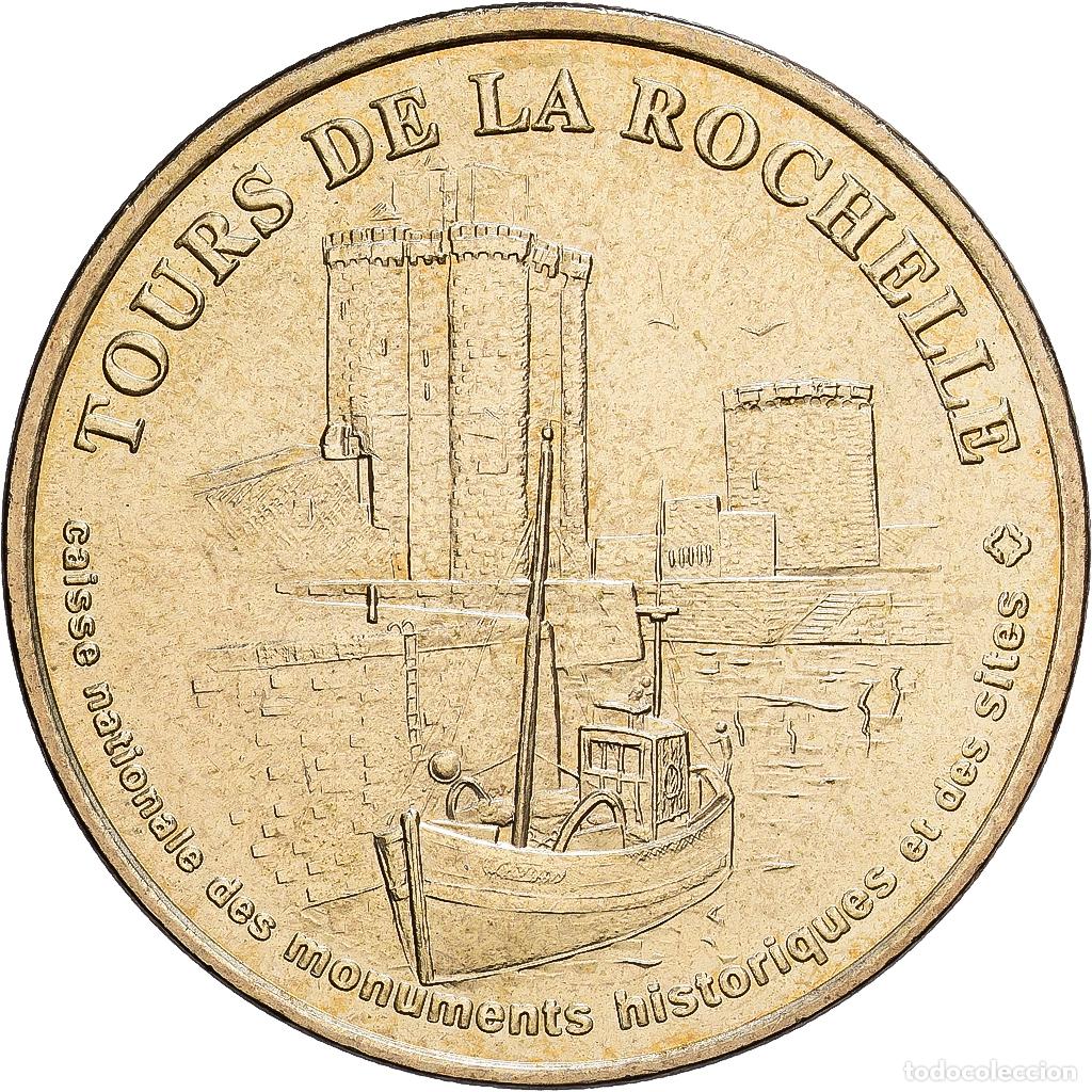 Medallas hist&oacute;ricas: [#1214427] Francia, zeton, Tours de La Rochelle, 2005, Aluminio y cupron&iacute;quel, MDP, EBC
