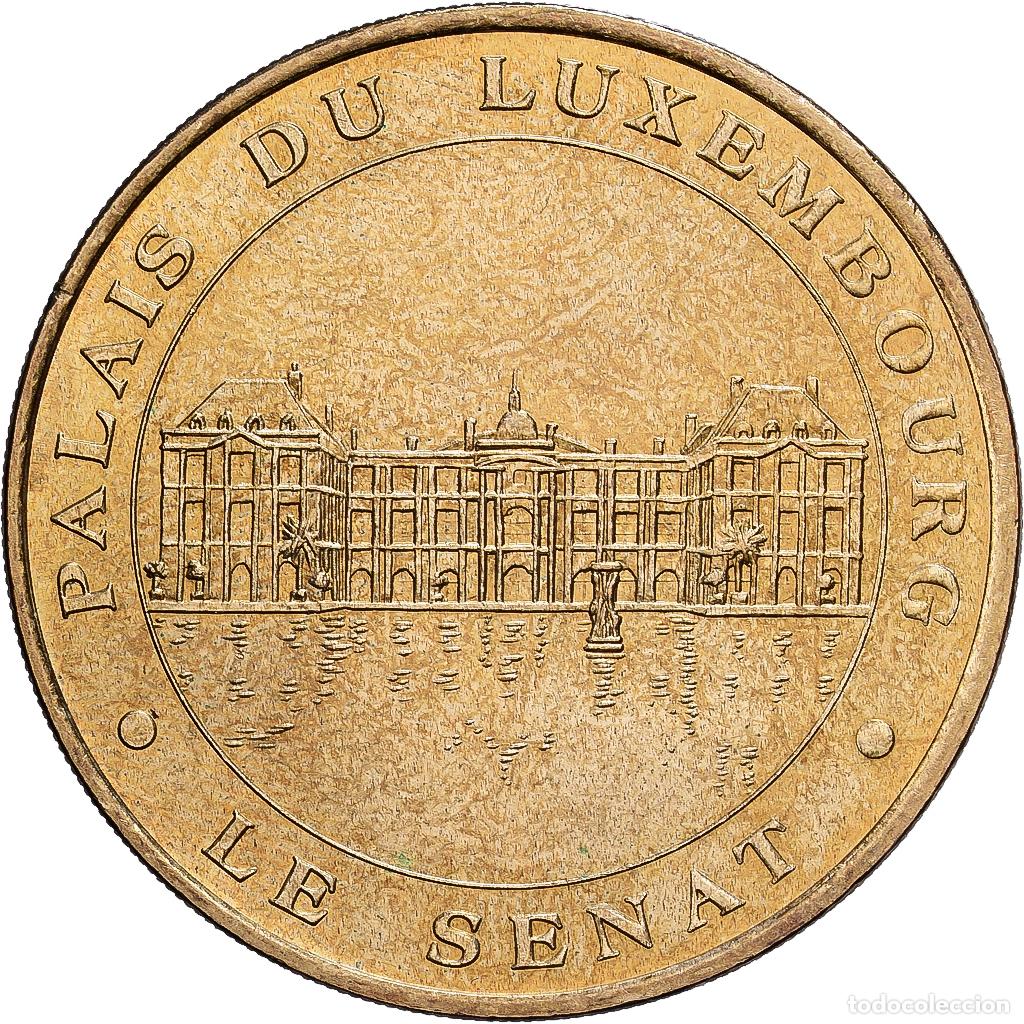 Medallas hist&oacute;ricas: [#1214436] Francia, zeton, 75/ Paris - Palais du Luxembourg - S&eacute;nat, 1999, Aluminio y