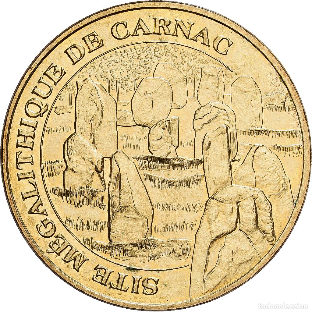 Medallas hist&oacute;ricas: [#1214435] Francia, zeton, 56/ Site M&eacute;galithique de Carnac, 2017, Aluminio y cupron&iacute;quel
