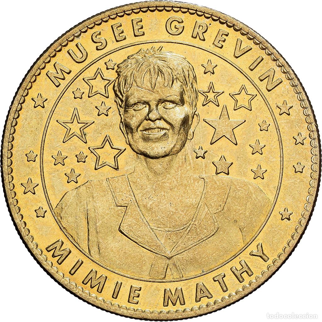 Medallas hist&oacute;ricas: [#1214441] Francia, zeton, Mus&eacute;e Gr&eacute;vin, Mimie Mathy, Aluminio y cupron&iacute;quel, SC