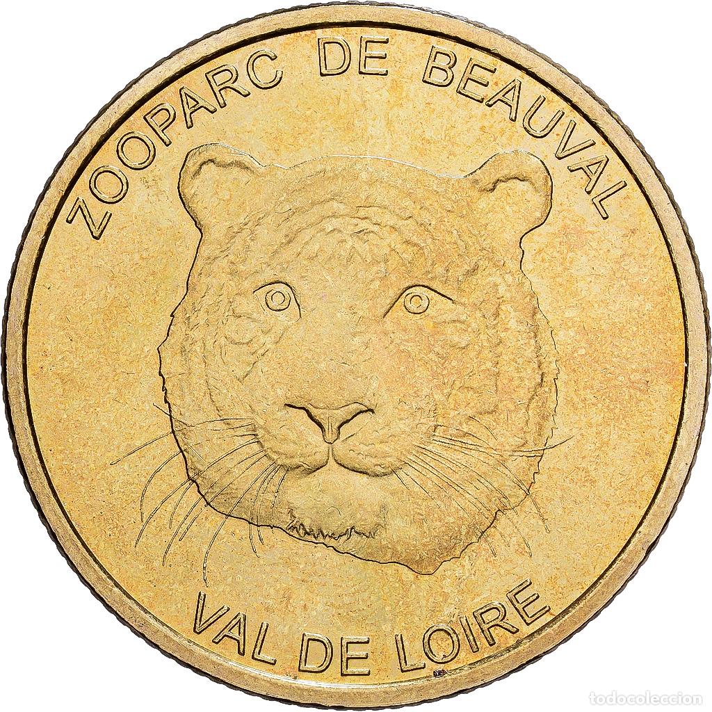 Medallas hist&oacute;ricas: [#1214442] Francia, zeton, Beauval - Zoo -Tigre, Aluminio y cupron&iacute;quel, EBC