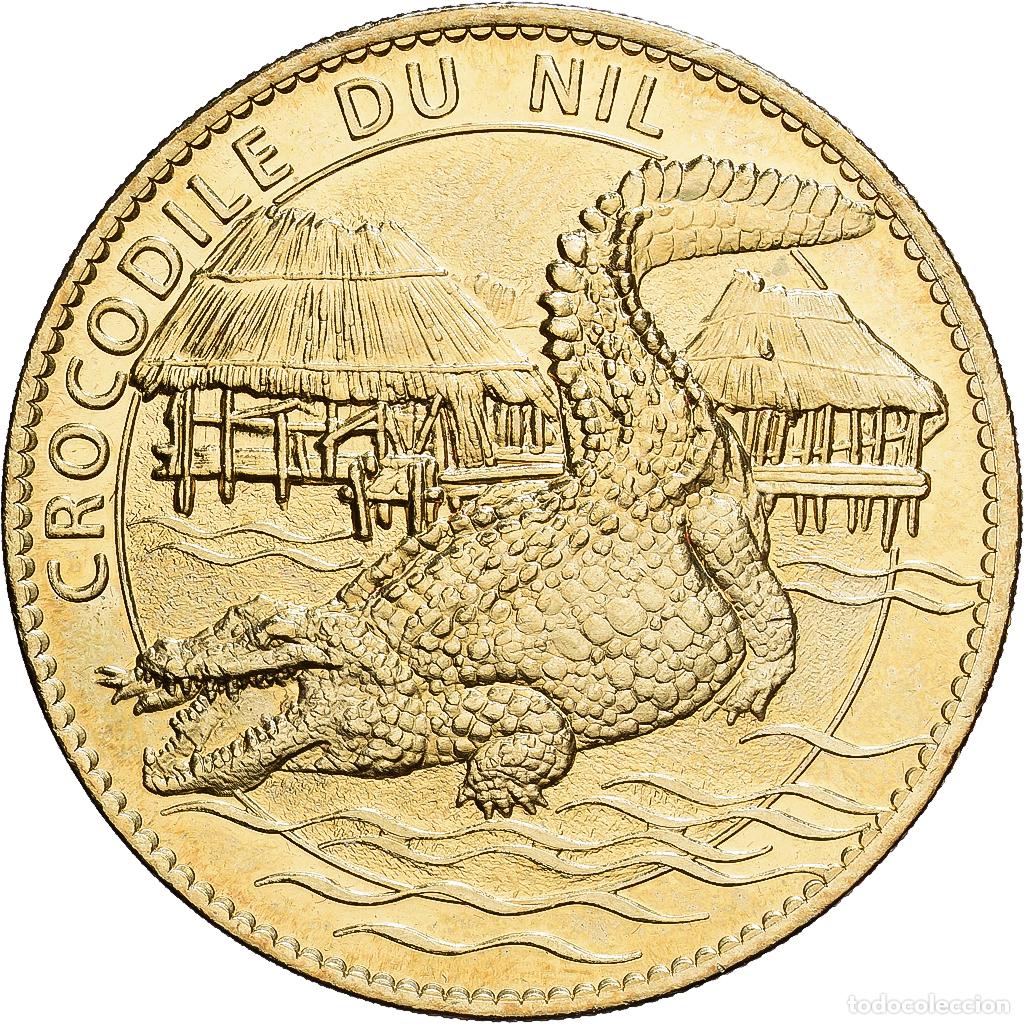 Medallas hist&oacute;ricas: [#1214445] Francia, zeton, Pierrelatte - La ferme aux crocodiles - Le crocodile du Nil
