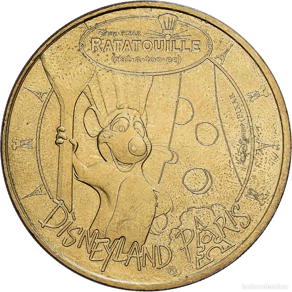 Medallas hist&oacute;ricas: [#1214452] Francia, zeton, Disneyland n&deg;35 - Ratatouille, 2017, Aluminio y cupron&iacute;quel