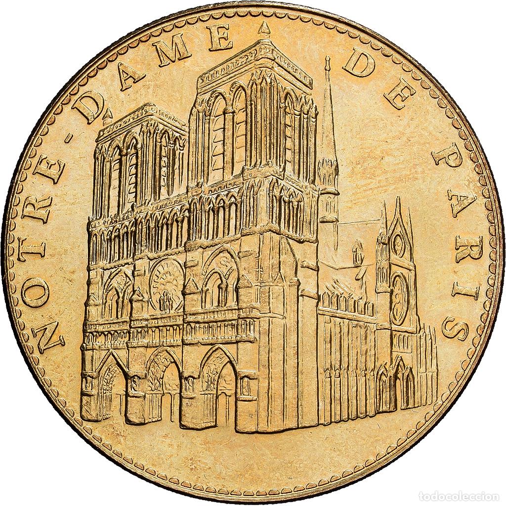Medallas hist&oacute;ricas: [#1214448] Francia, zeton, Cath&eacute;drale Notre-Dame de Paris, 2006, Aluminio y cupron&iacute;quel