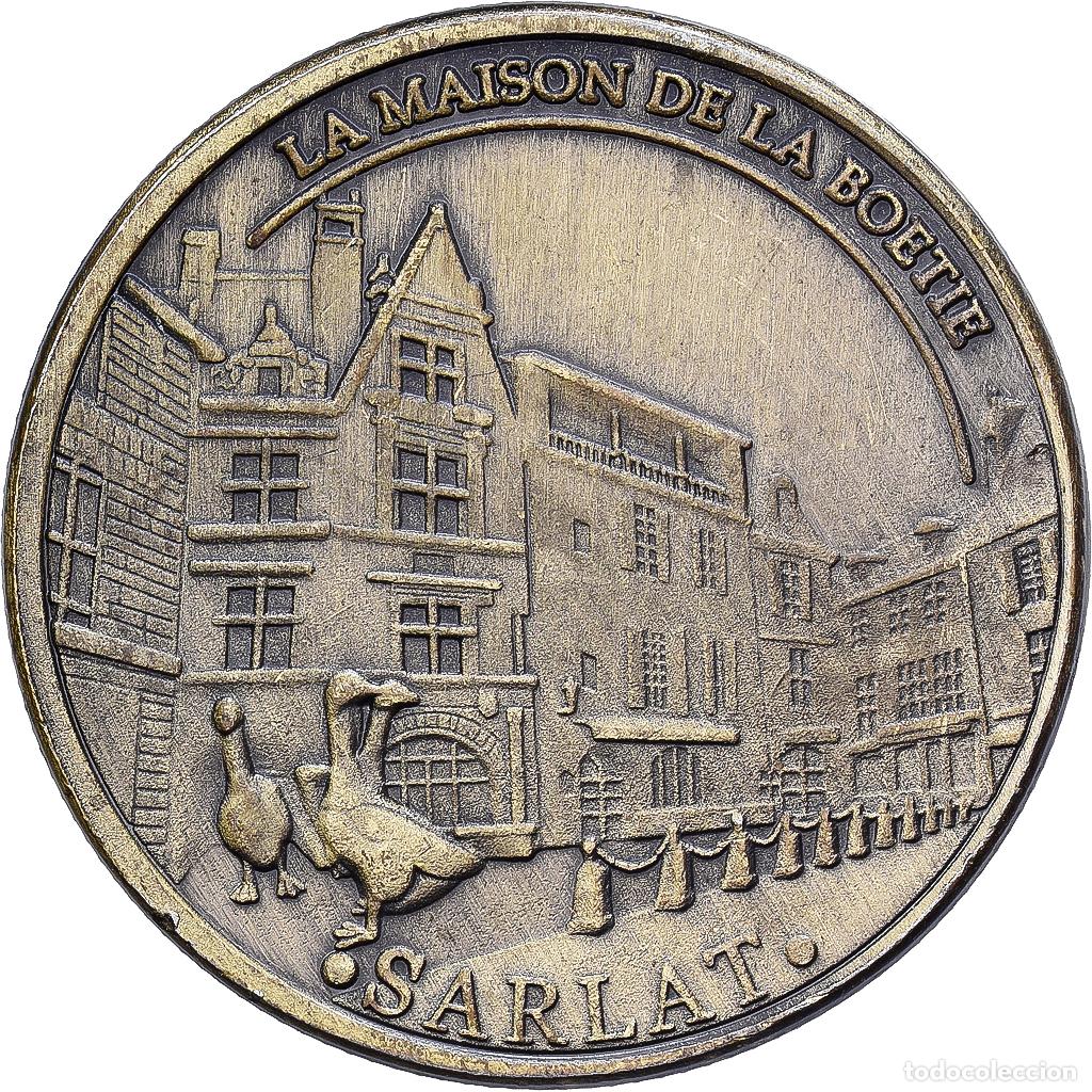 Medallas hist&oacute;ricas: [#1214470] Francia, zeton, 24/ Sarlat - Maison de la Bo&eacute;tie, Aluminio y cupron&iacute;quel, EBC