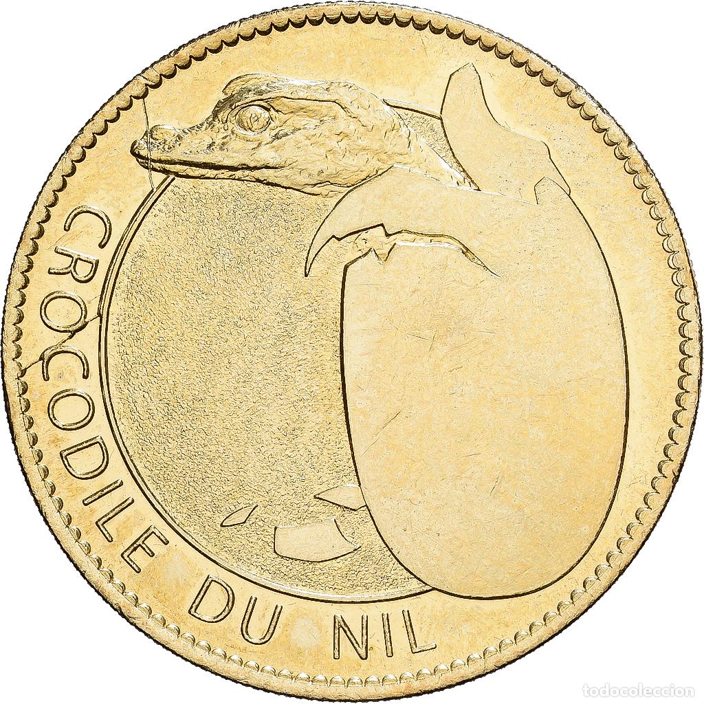 Medallas hist&oacute;ricas: [#1214446] Francia, zeton, Pierrelatte - La ferme aux crocodiles - Le crocodile du Nil