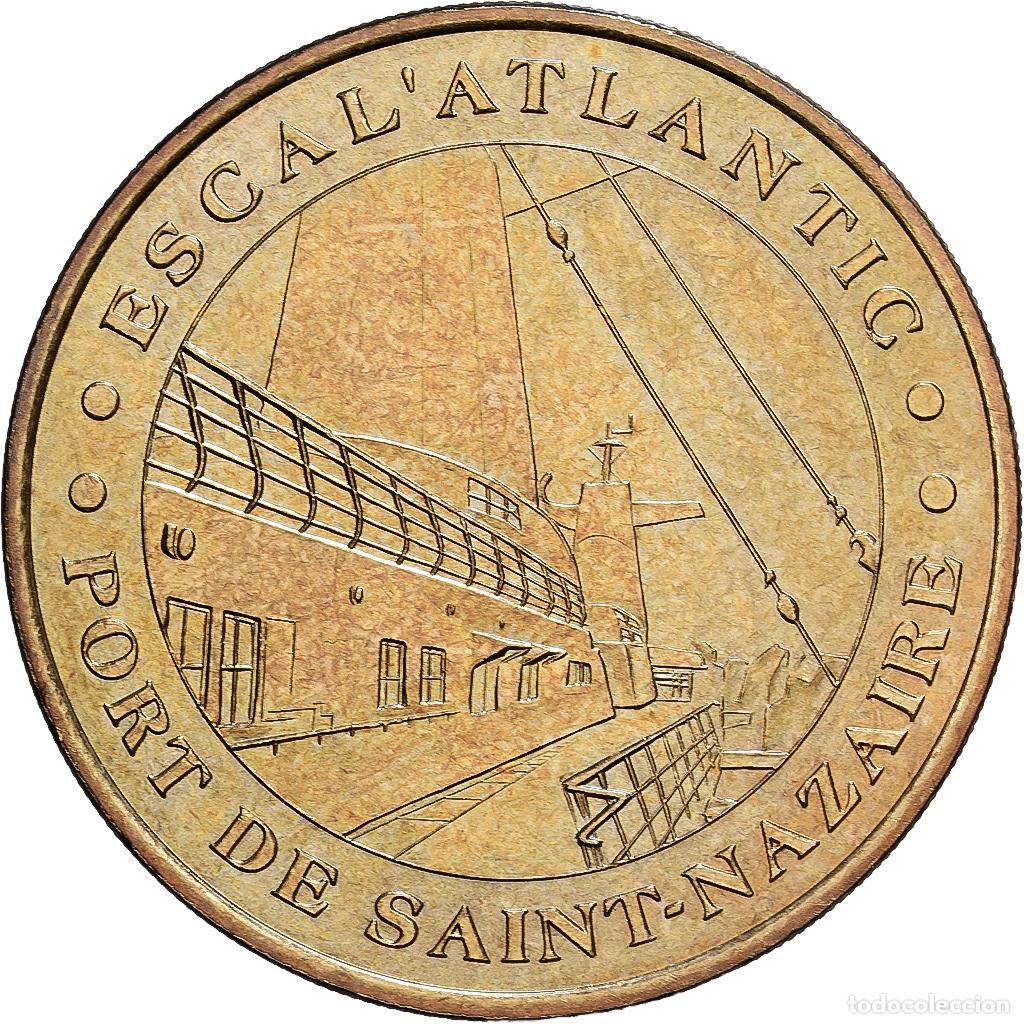 Medallas hist&oacute;ricas: [#1214459] Francia, zeton, 44/ Escal'Atlantique - Saint-Nazaire, 2003, Aluminio y