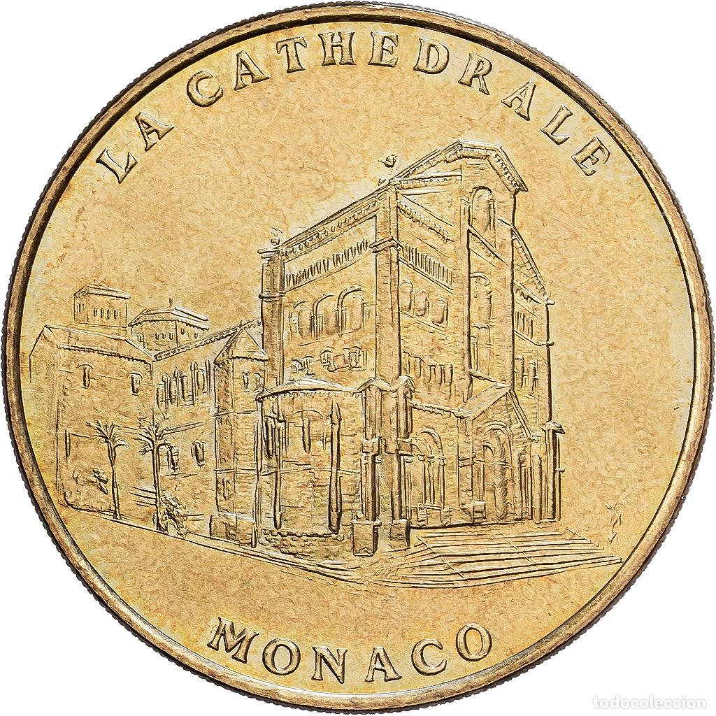 Medallas hist&oacute;ricas: [#1214460] Francia, zeton, 98/ Cath&eacute;drale de Monaco, 1999, Aluminio y cupron&iacute;quel, MDP