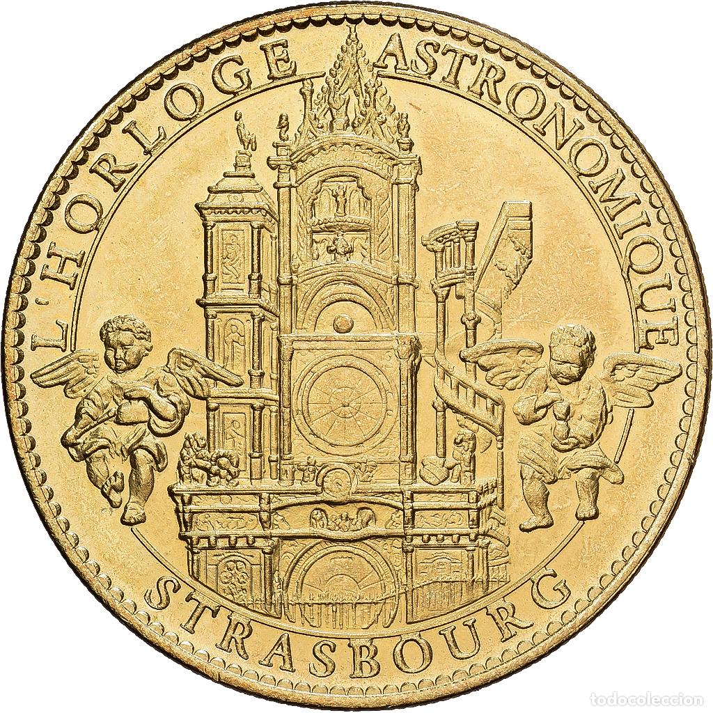 Medallas hist&oacute;ricas: [#1214469] Francia, zeton, Strasbourg - Horloge Astronomique, 2012, Aluminio y