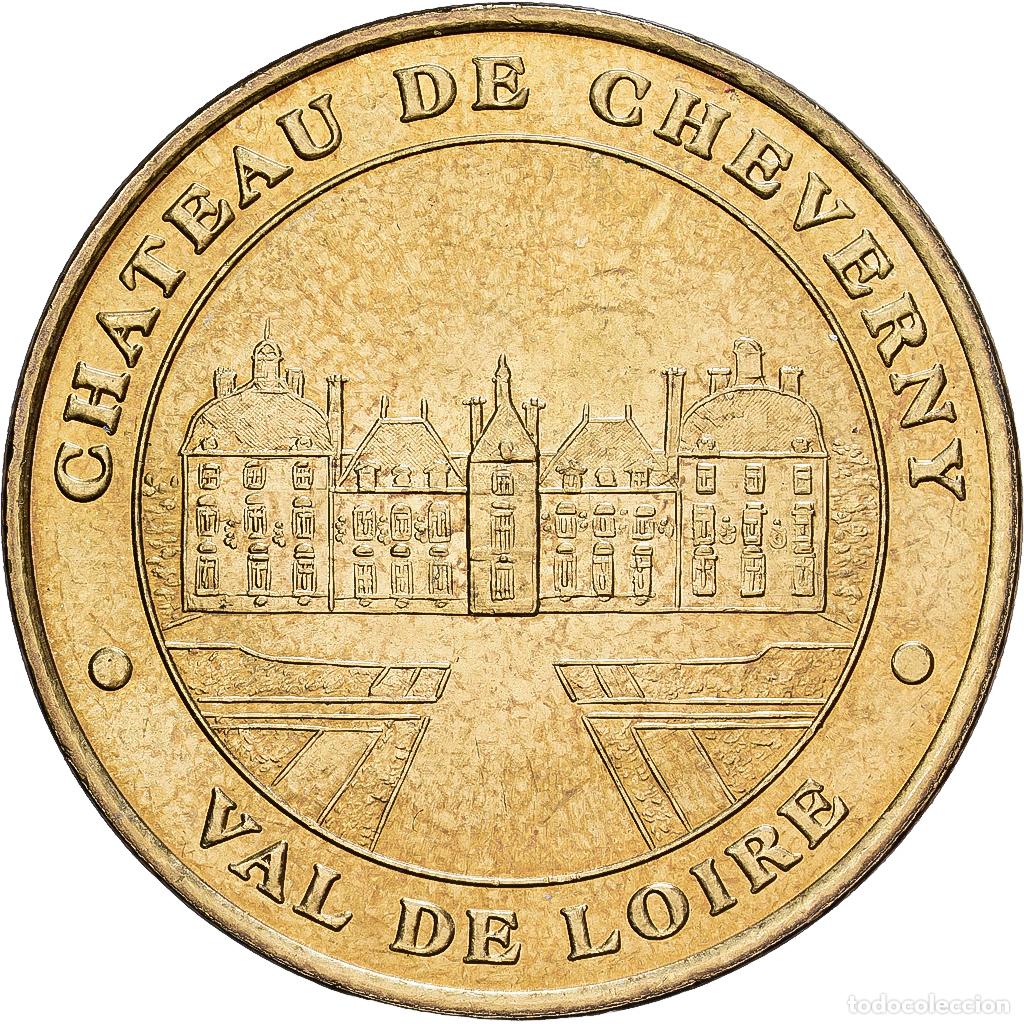 Medallas hist&oacute;ricas: [#1214500] Francia, zeton, Ch&acirc;teau de Cheverny, Val de Loire, 2007, Aluminio y