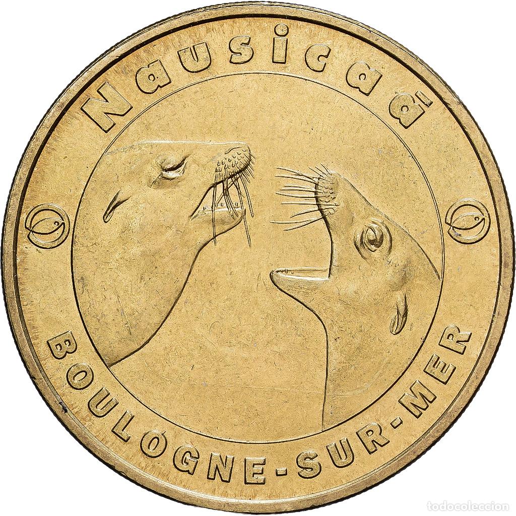 Medallas hist&oacute;ricas: [#1214509] Francia, zeton, 62/ Nausica&agrave; - Lions de Mer - Boulogne, 2005, Aluminio y