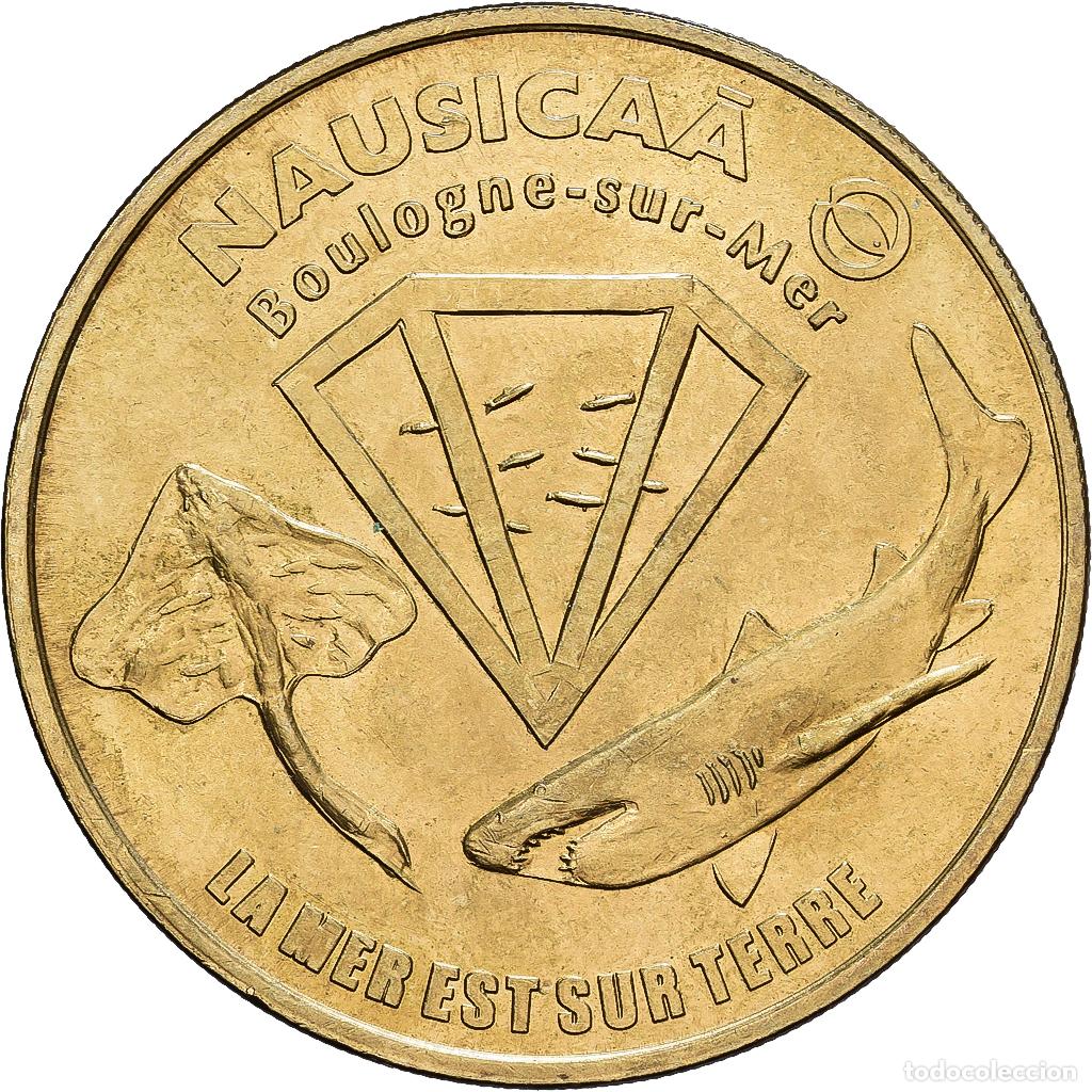 Medallas hist&oacute;ricas: [#1214511] Francia, zeton, 62/ Nausica&agrave; - Mer sur Terre, 2005, Aluminio y cupron&iacute;quel