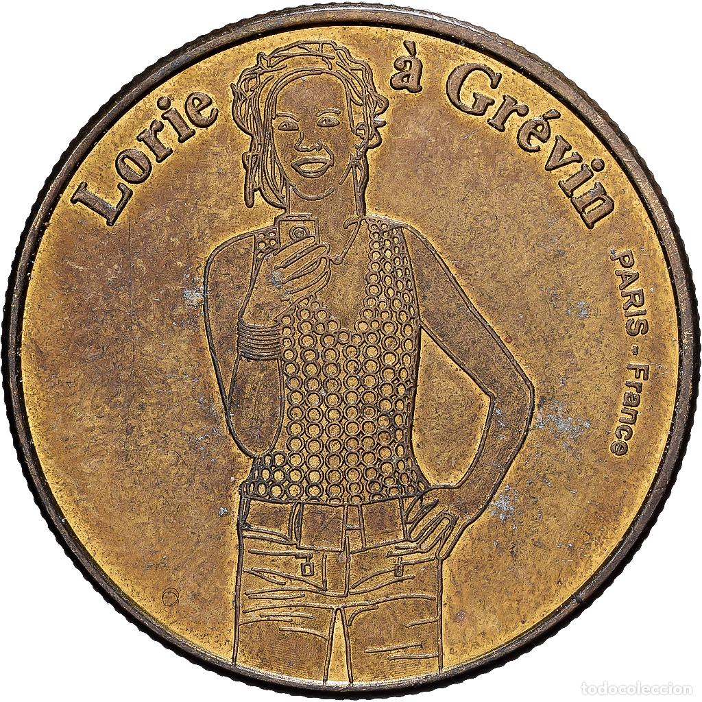 Medallas hist&oacute;ricas: [#1214531] Francia, zeton, Paris - Mus&eacute;e Gr&eacute;vin - Lorie, Aluminio y cupron&iacute;quel, MBC
