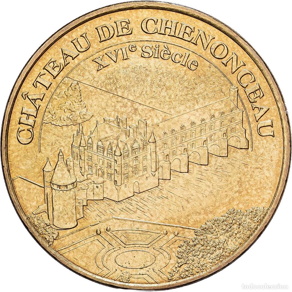 Medallas hist&oacute;ricas: [#1214519] Francia, zeton, 37/ Ch&acirc;teau de Chenonceau, 2008, Aluminio y cupron&iacute;quel, MDP