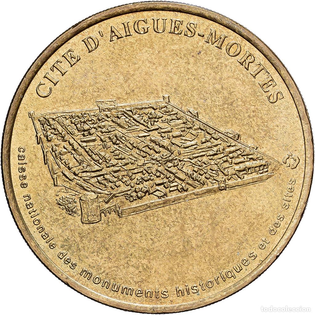Medallas hist&oacute;ricas: [#1214518] Francia, zeton, Aigues-Mortes cit&eacute;, 2001, Aluminio y cupron&iacute;quel, MDP, MBC