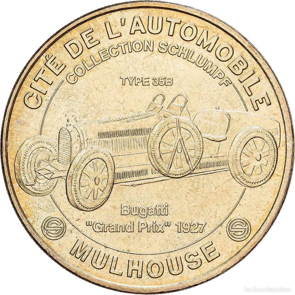 Medallas hist&oacute;ricas: [#1214521] Francia, zeton, Mulhouse - Mus&eacute;e de l'automobile n&deg;3, 2012, Aluminio y