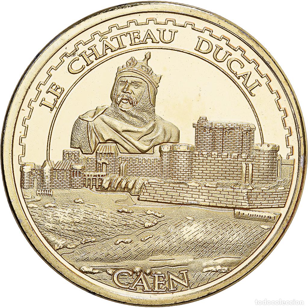 Medallas hist&oacute;ricas: [#1214526] Francia, zeton, Caen - Ch&acirc;teau ducal, Aluminio y cupron&iacute;quel, EBC
