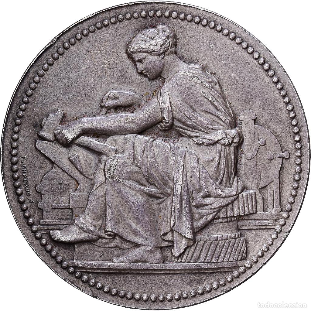 Medallas hist&oacute;ricas: [#1214318] Francia, medalla, Institut Industriel du Nord de la France, Plata, Chabaud, EBC