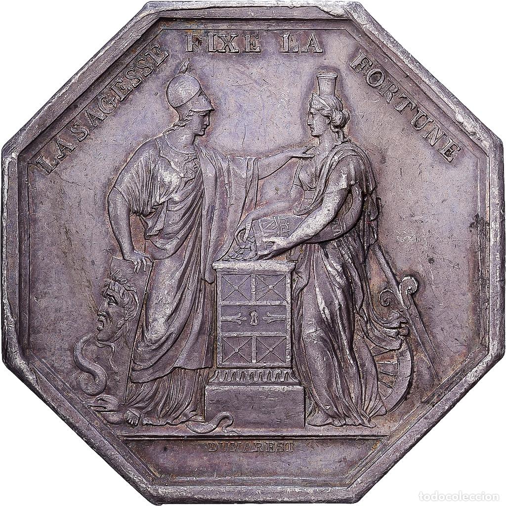 Medallas hist&oacute;ricas: [#1214319] Francia, zeton, Banque de France, An VIII, Plata, Dumarest, MBC+