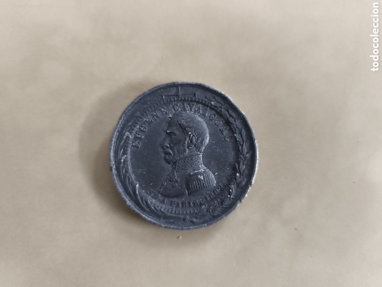 Medallas hist&oacute;ricas: Eugenio Cavaignac medalla 1848