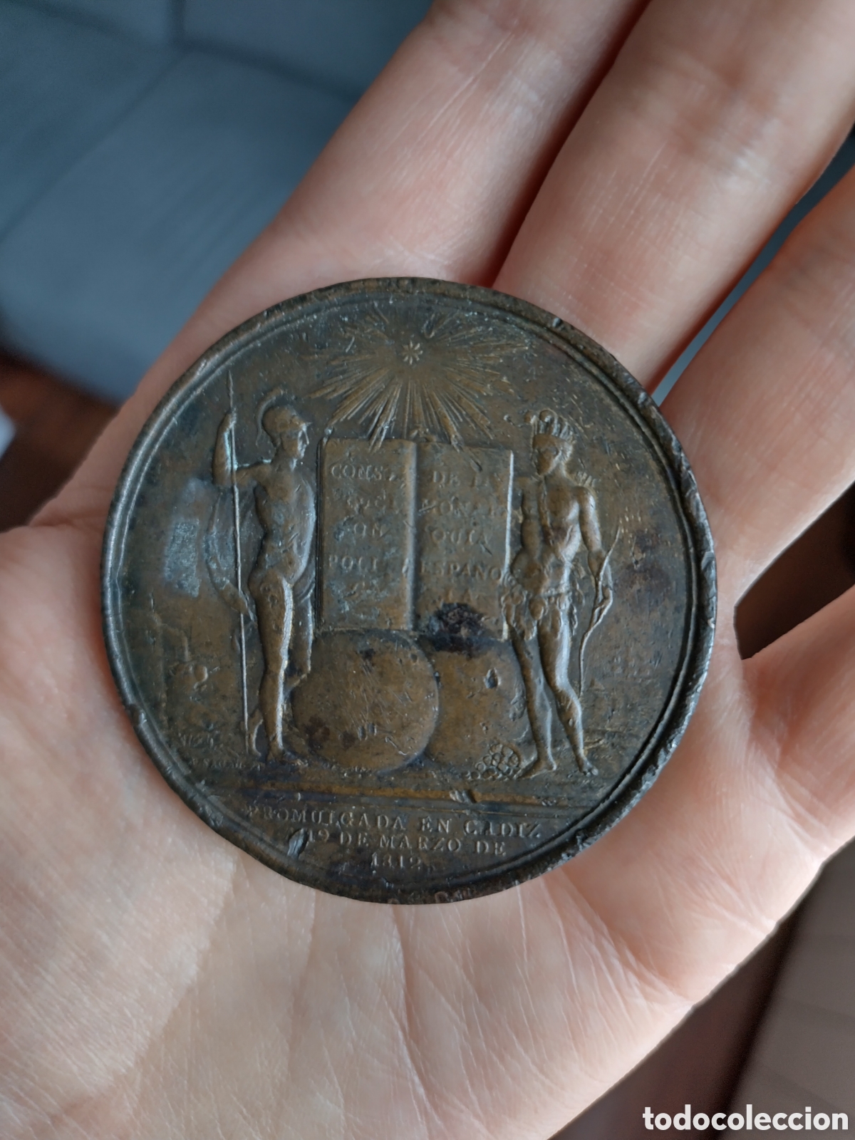 Historical Medals: MEDALLA PROMULGACI&Oacute;N CONSTITUCI&Oacute;N DE 1812 C&Aacute;DIZ FERNANDO VII