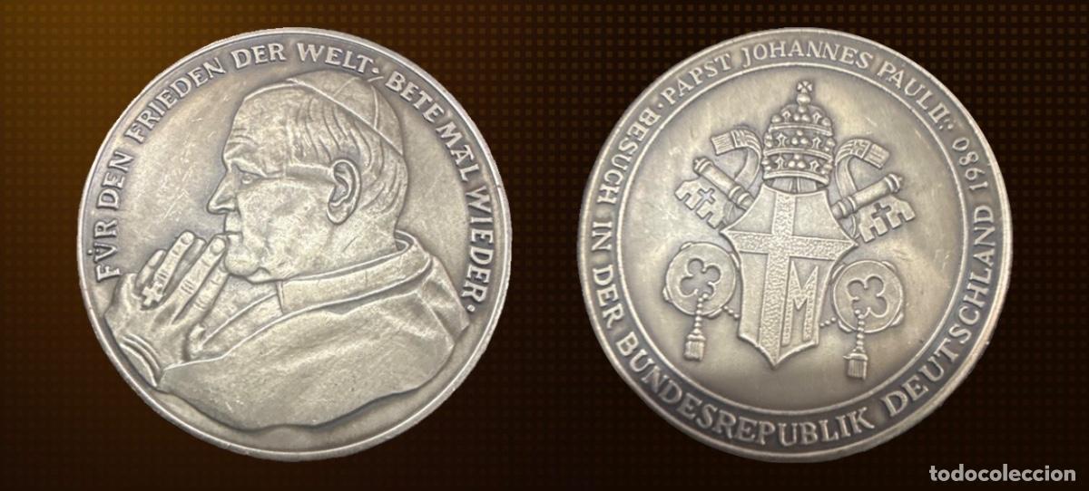 Medallas hist&oacute;ricas: Medalla Conmemorativa &ndash; Visita del Papa Juan Pablo II a Alemania (1980)