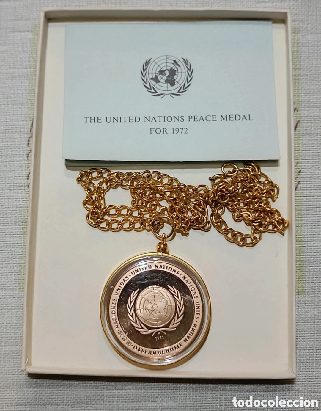 Medallas hist&oacute;ricas: Medalla de la Paz de 1972 - Foto 2