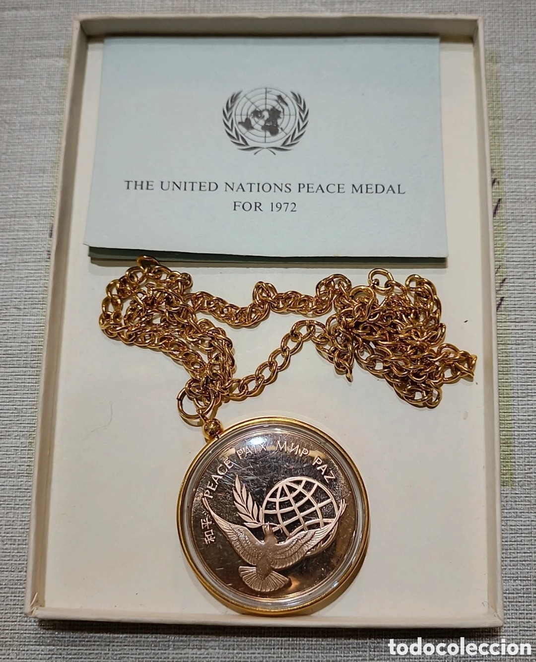 Medallas hist&oacute;ricas: Medalla de la Paz de 1972 - Foto 3