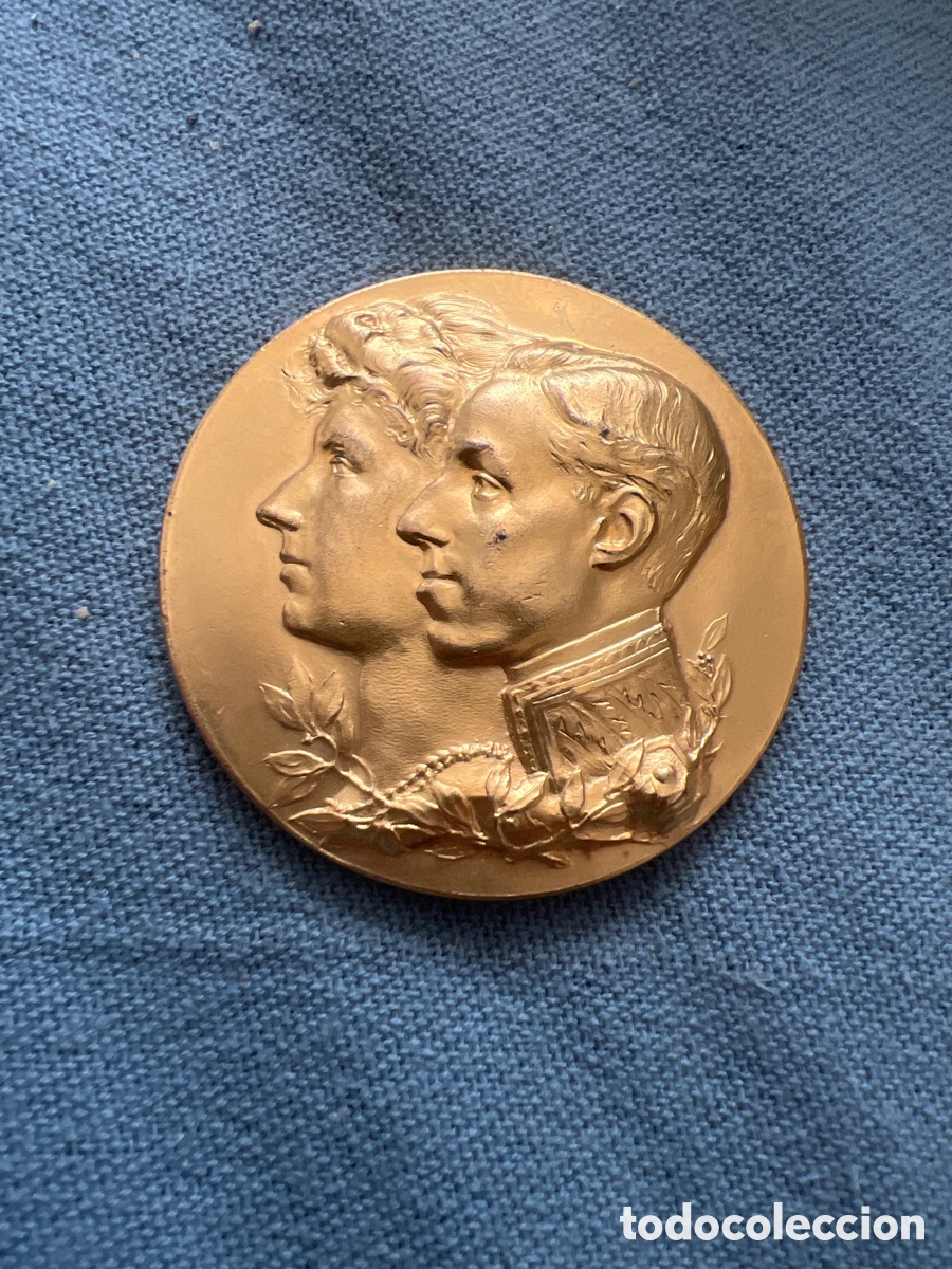 Medallas hist&oacute;ricas: EXPOSICION HISPANO FRANCESA ZARAGOZA 1908 - Foto 1