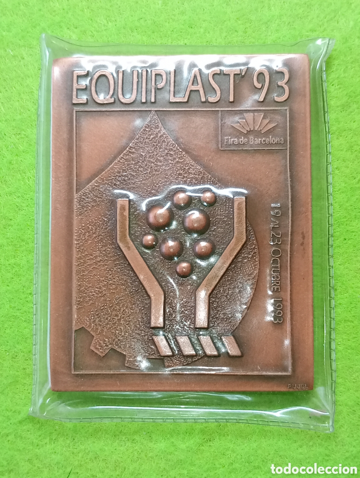 Medallas hist&oacute;ricas: Medalla de bronce..Pujol.. Barcelona