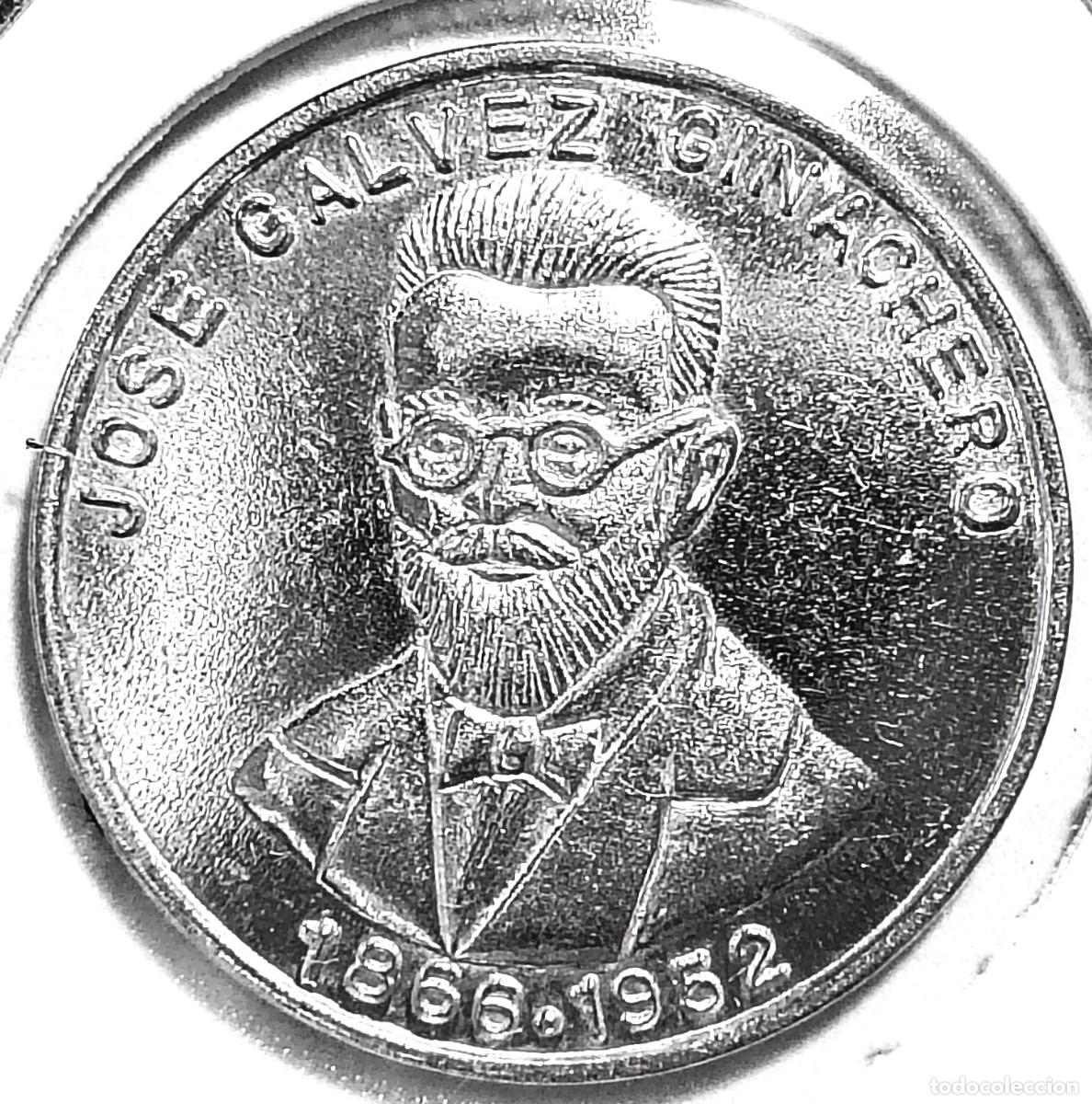 Medallas hist&oacute;ricas: ESPA&Ntilde;A - MEDALLA MALAGA 1995 - JOSE GALVEZ GINACHERO - A - 3,80 GR. PLATA 0,925 - DIAMETRO 22 mm