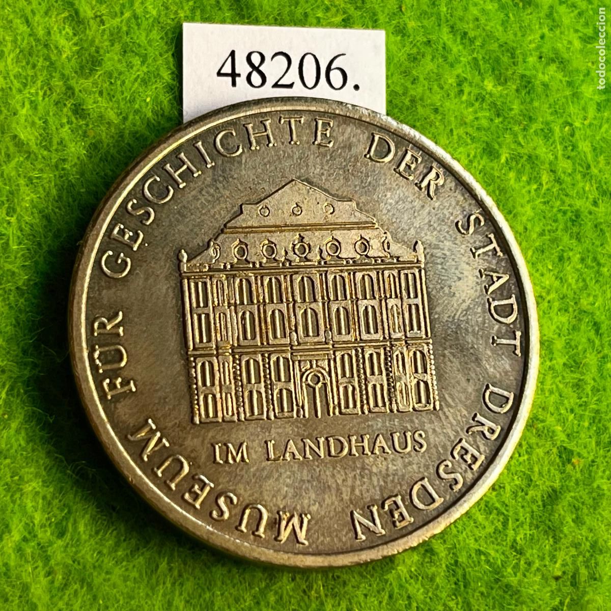Medallas hist&oacute;ricas: Medalla Alemania comunista, Museo Historia Dresde, Museum Geschichte Stadt Dresden, DDR, RDA