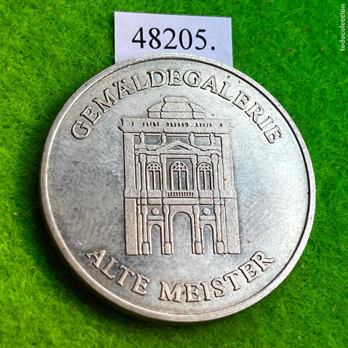 Medallas hist&oacute;ricas: Medalla Alemania comunista, Gem&auml;ldegalerie Alte Meister, Galer&iacute;a Viejos Maestros, Dresde, DDR, RDA