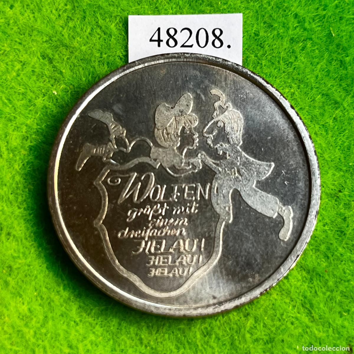 Medallas hist&oacute;ricas: Medalla Alemania comunista, carnaval de Wolfenb&uuml;ttel, KARNEVALSGESELLSCHAFT, WOLFEN, DDR, RDA
