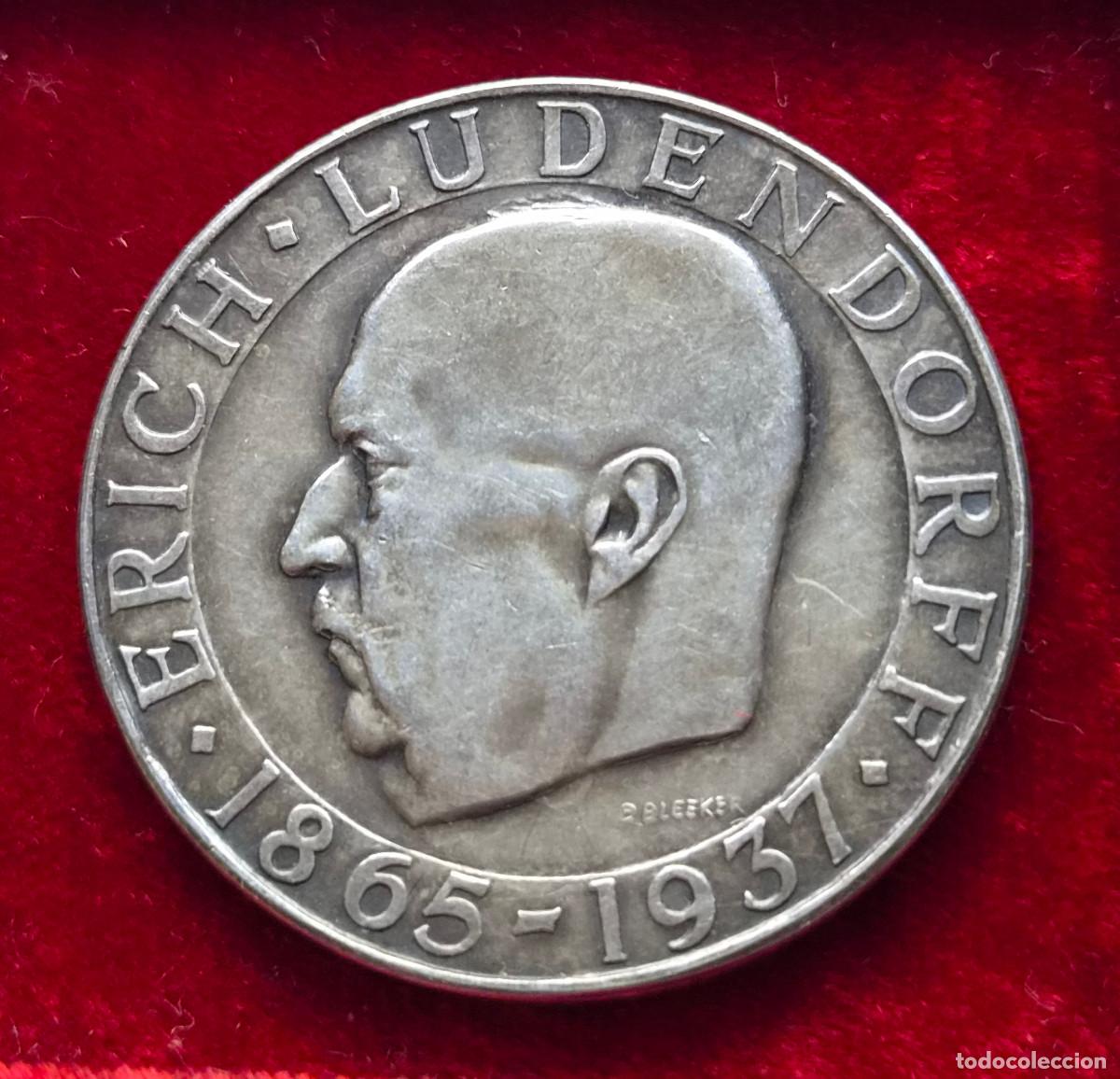 Medallas hist&oacute;ricas: ALEMANIA. Medalla de plata de Bleeker conmemorativa de la muerte de Ludendorff; 1937. Viena