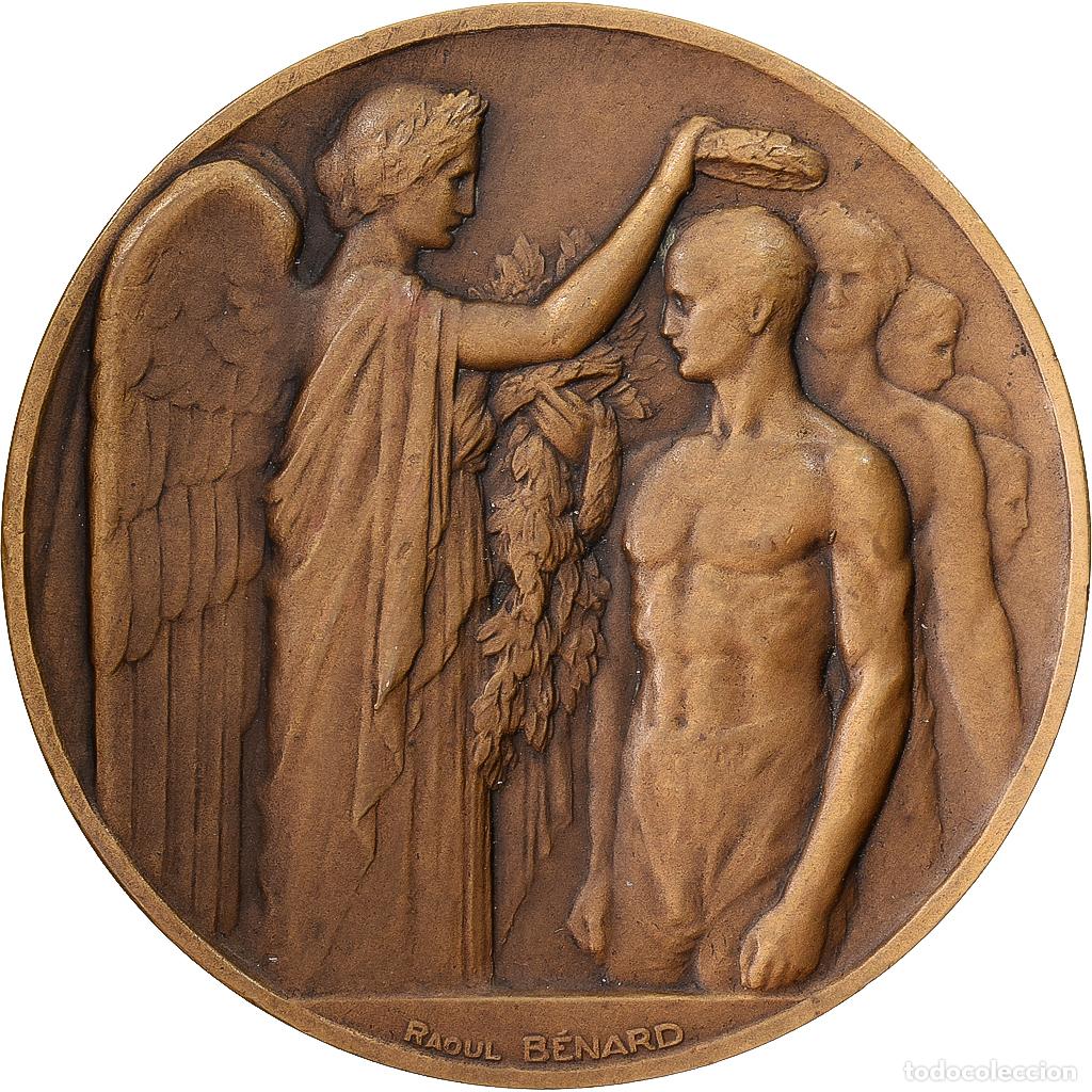 Medallas hist&oacute;ricas: [#1214962] Francia, medalla, VIII&egrave;me Olympiade, Paris, 1924, Bronce, Benard, EBC